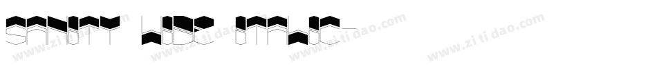Sanity Wide Italic字体转换